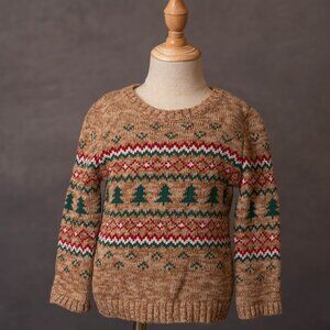 Carter's Boys Fair Isle Nodic Christmas Sweater